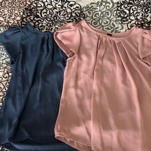 SHEIN Pink and Blue Blouses Bundle